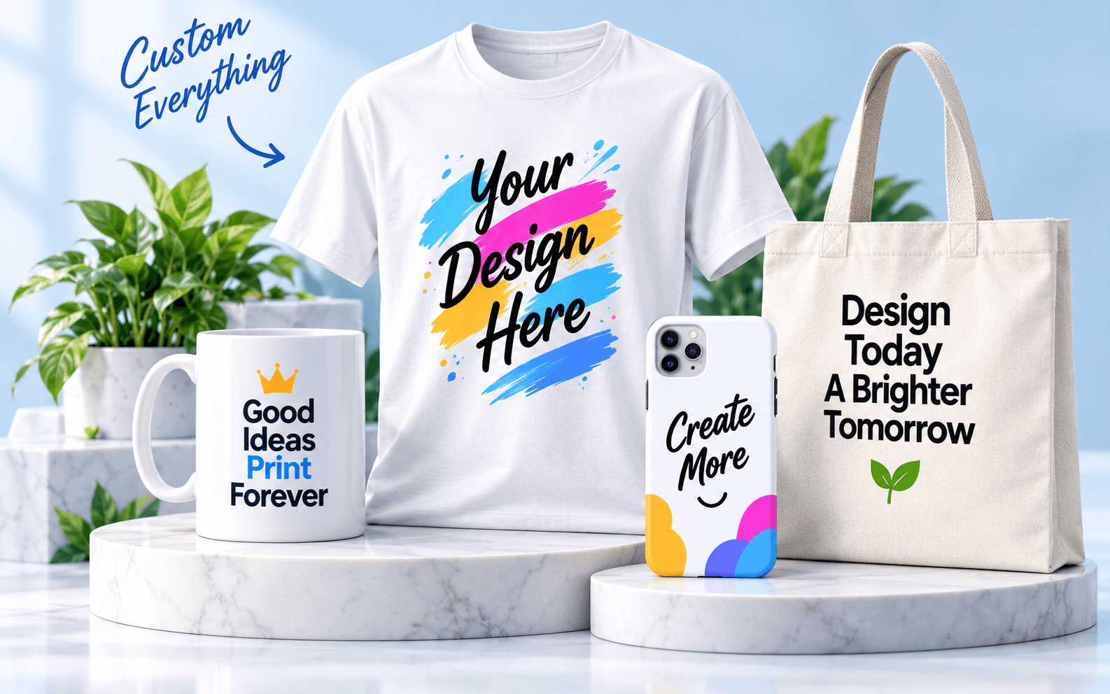 Custom printed products